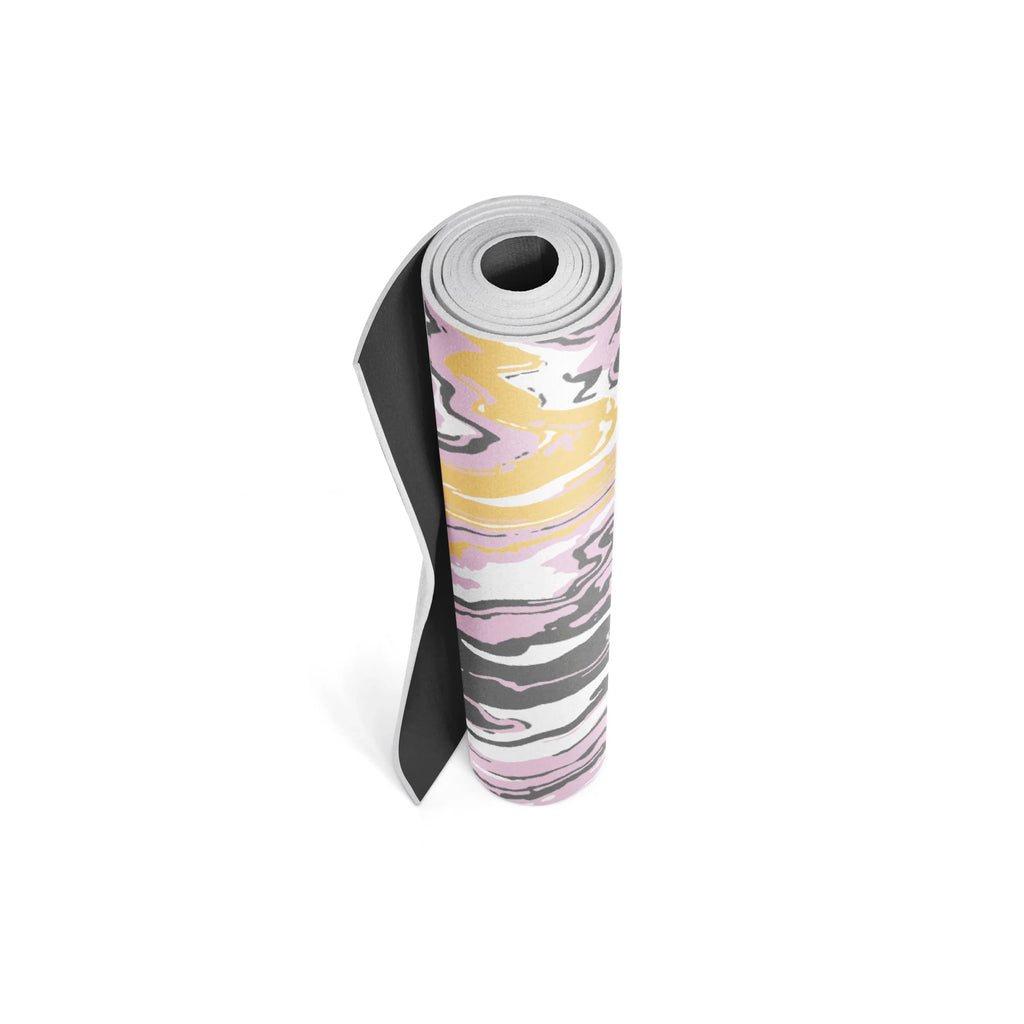 Yoga Mat | 6mm Thick | Marble | Non-Slip | Eco Friendly | Yune Yoga | Cassiopeia - GilloServ