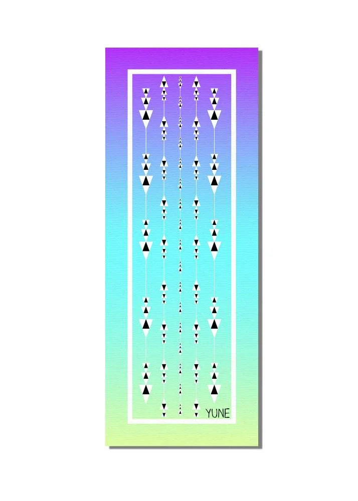 Yoga Mat | 6mm Thick | Rainbow | Non-Slip | Eco Friendly | Yune Yoga | Cordelia - GilloServ