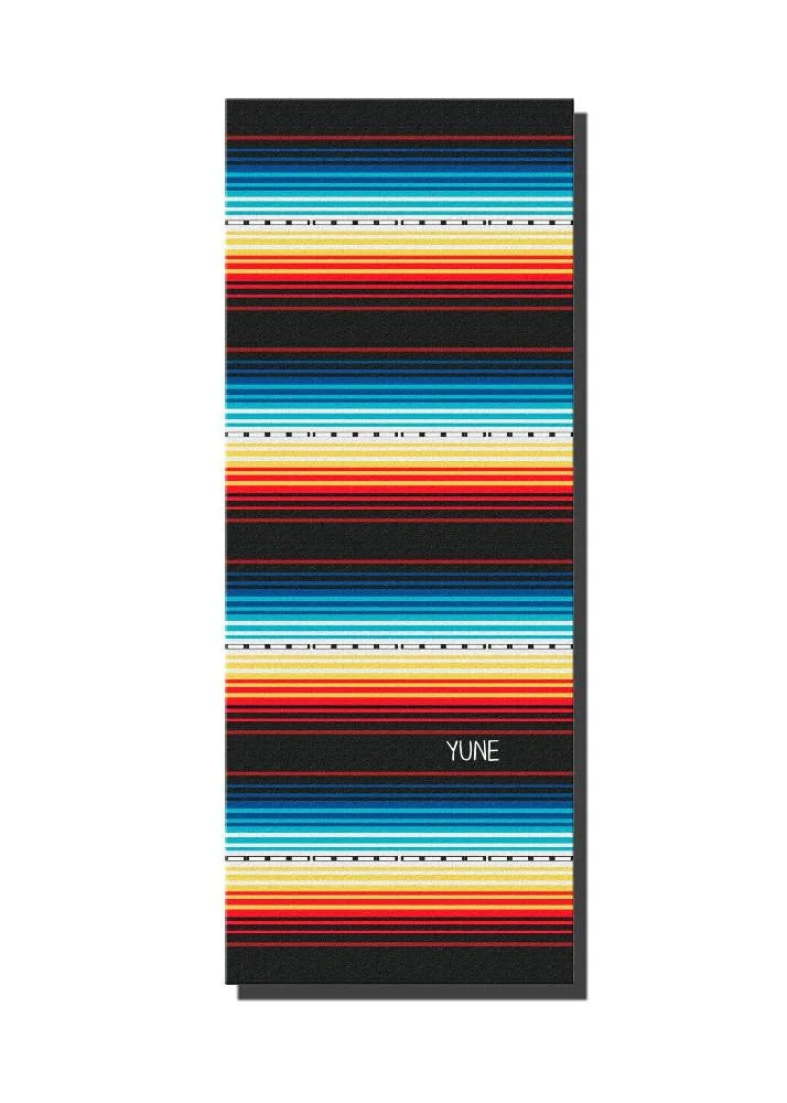 Yoga Mat | 6mm Thick | Striped | Non-Slip |