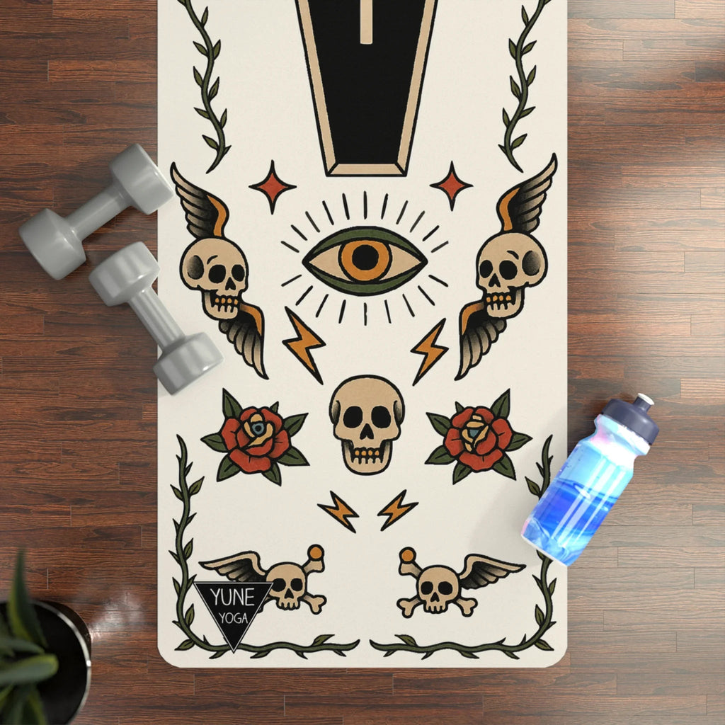 Baby Bat, Big Grip — Tattoo Series Yoga Mat | Yune Yoga - GilloServ