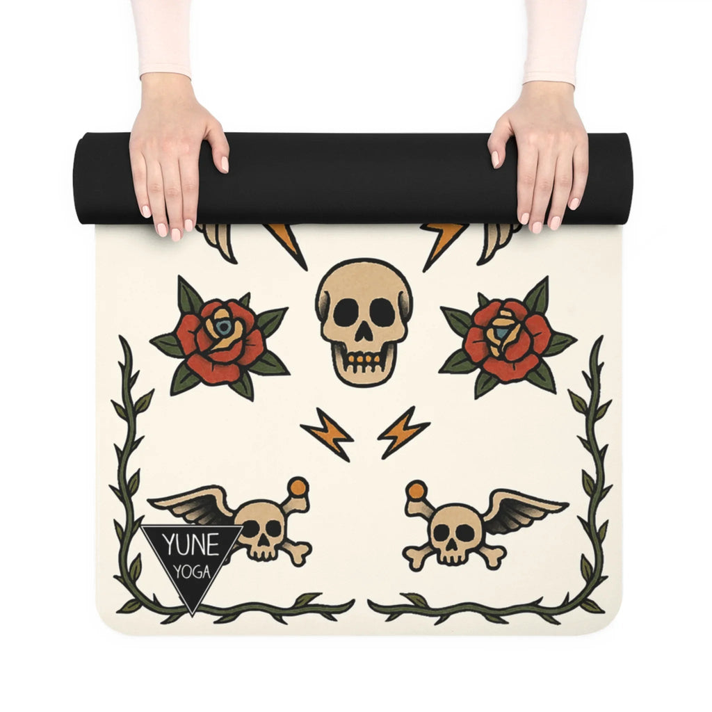 Baby Bat, Big Grip — Tattoo Series Yoga Mat | Yune Yoga - GilloServ