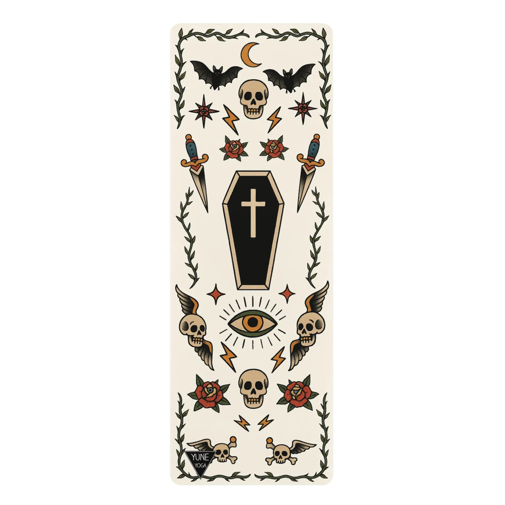 Baby Bat, Big Grip — Tattoo Series Yoga Mat | Yune Yoga - GilloServ