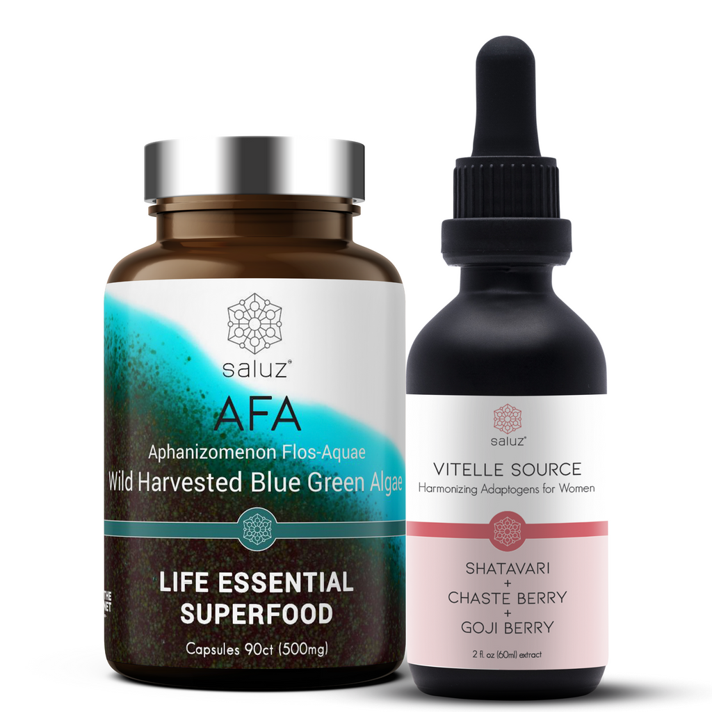 Vitelle Womens Energy Promoting Pairing AFA Nourishing Tonic For Health