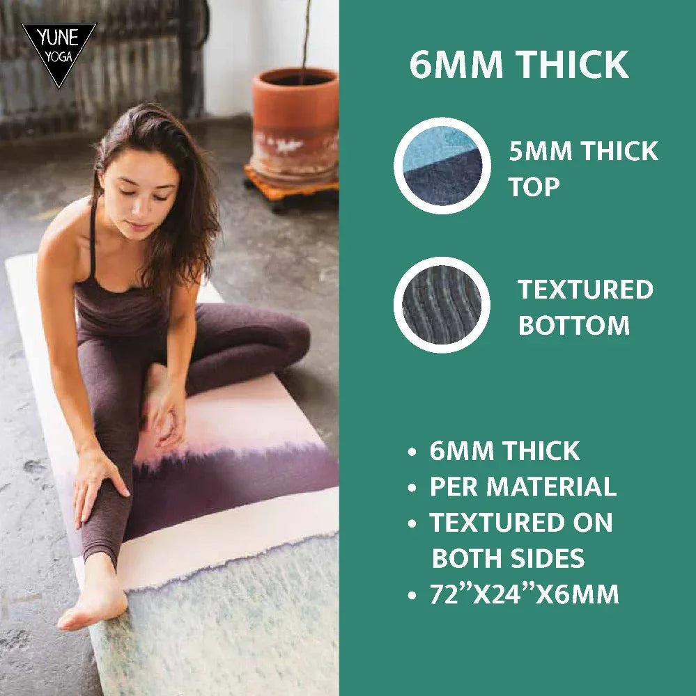 Yoga Mat Non-Slip Cushioned Stylish for Studio Home & Outdoor Practice - GilloServ
